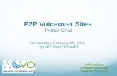 P2P Voiceover Sites #WoVoChat 2-25-15