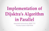 Implementation of dijsktra’s algorithm in parallel