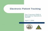 Electronic Patient Tracking Intro For Healthcare 2005