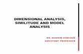 Hydraulic similitude and model analysis