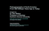 North American Paleogeography from 560 Million Years Ago to Present