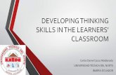 Developing thinking skills in the learners’ classroom