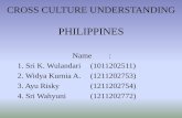 Cross culture understanding Philipines