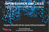 Integrate (Yourself) with the Apache Software Foundation - Open Source Day 2015