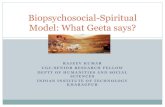 Biopsychosocial spiritual model  and geeta