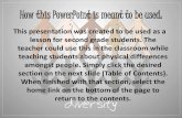 Classroom powerpoint
