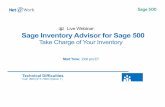 Inventory Advisor for Sage 500 ERP