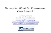 Networks: What Do Health Consumers Care About?