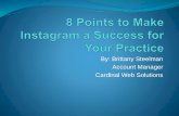 8 Points to Make Instagram a Success for Your Practice