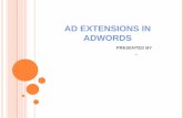 AD Extension in ADWORDS