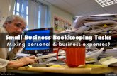 Small Business Bookkeeping Tasks