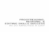 Proofreading revising editing skills success in 20 minutes a day