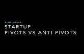 Startup Pivots vs Anti Pivots