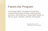 Presentation of the Parent Aid Program