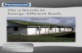 The 3 secrets to energy efficient roofs