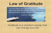 Law of gratitude