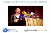 Secrets of Effective Social Storytelling.