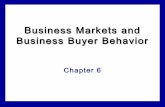 Chp 6 business markets & business buyer behavior