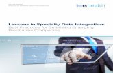 Lessons in Specialty Data Integration: Best Practices for Small and Emerging Biopharma Companies
