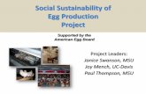 Dr. Janice Swanson - Coalition for Sustainable Egg Supply Research