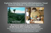 A4 Patricia Marck Exploring Infection Control with Participatory Visual Research Methods : A Restorative Approach