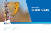 Aegon Q1 2015 Results Presentation