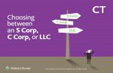 Choosing Between an S Corp, C Corp, and LLC