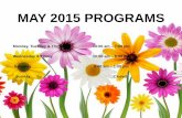 Washington County Public Library May 2015 Programs