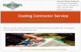 Cooling contractor service