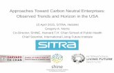 Greg Norris: Approaches Toward Carbon Neutral Enterprises - Observerd Trends and Horizon in the USA