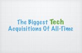 The Biggest Tech Acquisitions Of All Time