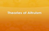 Altruism theories