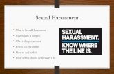 Sexual Harassment, Gender Discrimination and Sexism