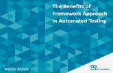 White Paper: The Benefits of Framework Approach in Automated Testing