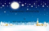Expressing intention