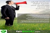 fairBOOST - We collect sales leads and redirect them to salesmen