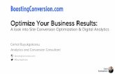 Optimize Your Business Results: A look into Site Conversion Optimization & Digital Analytics