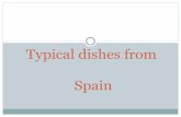Typical dishes from spain