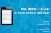 [Webinar] - Use mobile forms for higher business productivity