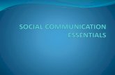 Social communication essentials