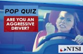 Pop quiz   are you an aggressive driver