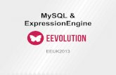 MySQL & Expression Engine EEUK2013