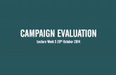 Week 5 accountability and campaign evaluation