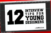 12 Interview Tips for Young Designers