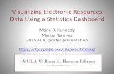 Visualizing electronic resources data using a statistics dashboard