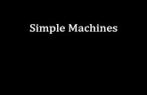 Simple machines - intro