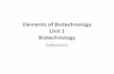 B.tech biotechnology ii elements of biotechnology unit 1 biotechnology