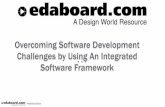 Overcoming software development challenges by using an integrated software framework