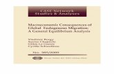 CASE Network Studies and Analyses 385 - Macroeconomic Consequences of Global Endogenous Migration: A General Equilibrium Analysis