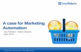 LeadFabric Marketing Automation vision